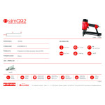 Grapadora Simes Simg92 (Grapa 92)40Mm