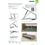 Mecanismo Canape + Elevacion Baza Lux 2 Posiciones Posicion Canape+Elevacion Horizontal Con 4 Pistones.