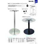 Cruceta P/Columnas Cuadradas Y Redondas Hierro Pintado Negro.