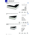 Pata Escuadra Plastico Kiana 160X160 H30 Cromo No Es Pintada. Recubierta Lamina Cromo.