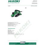 Cepillo Hikoki 620W P20Sf Ancho-82Mm. Corte-2,6 Mm.