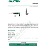 Martillo Combinado Sds-Plus Hikoki 850W Portabrocas Intercambiable