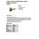 Lijadora-Pulidora Dw 180Mm 1250W Dwp849X