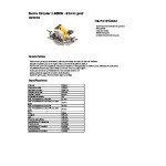 Sierra Circular Dewalt Dwe576K-Qs 1600W 61Mm Profundidad. Disco 190X30Mm
