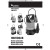 Bomba Sumergible Hidrosub As-233 900W Aguas Sucias. Caudal Max.233L/Min. 9Mts.