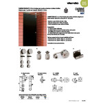 Kit Cabine Inoxidable 1 Puerta Corredera Fenolico Valido Para 2Mt De Tubo