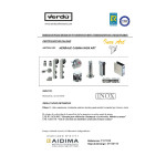 Kit Cabine Inoxidable 1 Puerta Corredera Fenolico Valido Para 2Mt De Tubo