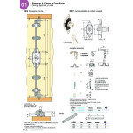 Varilla Cerradura (837) 1,00Mts. Niquel Para Cerradura Falleba Mod.meys