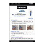 Masilla Aguaplast Universal Pasta 1 Kg