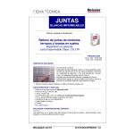 Cemento Juntas Blancas Impermeable 1,5Kg