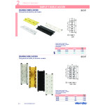 Bisagra Doble Accion Vaiven U5914 Oro Medidas 180X133X4Mm.