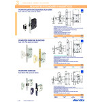 Picaporte Unificado Silencioso Canto Redondo 134Us5Rae Dorado. 50/70