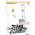 Cerradura Seguridad Bulones Tesa 3 Puntos T2B3566Le Cerradero 40Mm, Dorada, Esc/Abierto