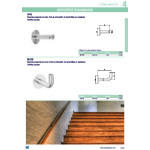 Soporte Pasamanos Curvo Inoxidable Ø15 80