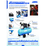 Compresor C/Aceite Abac 2Hp 50L Line Uso Medio 1 Piston