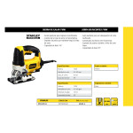 Sierra Calar Pendular Stanley 710W Fme340K-Qs