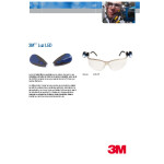 Gafas De Protección Led-Light Vision. Plástico. Lentes Incoloras - 3M