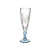 Copa de champán Vivalto Exotic Azul Cristal 170 ml (6 Unidades)