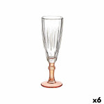 Copa de champán Vivalto Exotic Salmón Cristal 170 ml (6 Unidades)