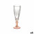 Copa de champán Vivalto Exotic Salmón Cristal 170 ml (6 Unidades)