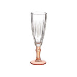 Copa de champán Vivalto Exotic Salmón Cristal 170 ml (6 Unidades)