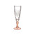 Copa de champán Vivalto Exotic Salmón Cristal 170 ml (6 Unidades)