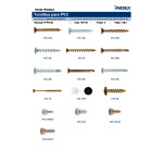 Tornillo Broca Pvc-40 3,9-19 Zincado (1000 uds.)