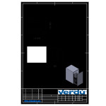 Tolva Ropa Classic M300 Cromo  Con Guia Oculta Ca, Extracción Total 30Kg. Sp16-19.