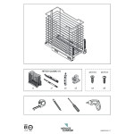 Tolva Ropa Classic M300 Cromo  Con Guia Oculta Ca, Extracción Total 30Kg. Sp16-19.