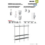 Soporte Tubo Lateral Oval/Red R9006 M6 Para Tubo Ovalado 30-15 O Tubo Redondo Ø20 (100 uds.)