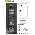 Bastidor Columna Tila H1693/1993 F497 Regulable En Altura.