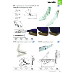 Jgo.bisagras Compas Zincada Sin Muelle Mayor Angulo De Apertura