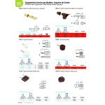 Soporte Estante Pq Con Tornillo Marron (1.000U)