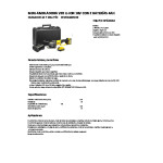 Amoladora Stanley 125Mm V20 2X18V-4Ah Sfmcg400M2K