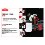 Pistola De Pintar Ratio R800X Apta Para Todo Tipo De Trabajos.