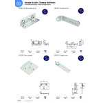 Escuadra Chapa Angulo Tedra 67X21 Zincado Esquinas Matadas. (100 uds.)