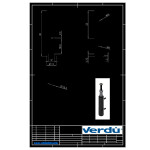 Soportes Tubo Techo Lateral 30-12 Mocca