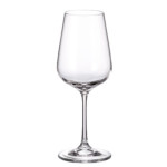 Set de copas de vino Bohemia Crystal Sira Blanco 360 ml 6 Piezas (6 Unidades)