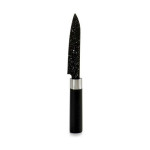 Cuchillo Pelador Kinvara Negro Acero Inoxidable Plástico 2,5 x 20,5 x 1,7 cm 20,5 x 1,7 x 2,5 cm Mármol (12 Unidades)