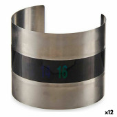 Termómetro para Vino Kinvara Negro Plateado Plata Acero Inoxidable (12 Unidades)