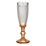 Copa de champán Vivalto Ambar Vidrio 180 ml Puntos (6 Unidades)
