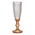 Copa de champán Vivalto Ambar Vidrio 180 ml Puntos (6 Unidades)