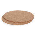 Set de salvamanteles Kinvara KT166139R Natural Corcho 18 x 0,5 x 18 cm Salvamantel (12 Unidades)