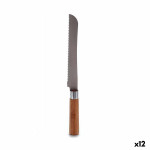 Cuchillo de Sierra Kinvara Bambú Acero Inoxidable 2,8 x 2,5 x 32 cm 32 x 2,5 x 3 cm (12 Unidades)