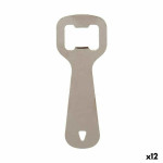 Abrebotellas Kinvara 04325-1 Plateado Acero Inoxidable 11 x 4 x 0,5 cm (12 Unidades)