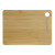 Tabla de cortar DKD Home Decor Natural Bambú 33 x 24 x 1 cm