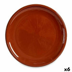Cazuela 1130 Barro cocido 30 x 3 x 30 cm Carne (6 Unidades)