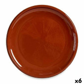 Cazuela 1130 Barro cocido 30 x 3 x 30 cm Carne (6 Unidades)