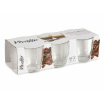 Set de Vasos Vivalto 503A-1/WH6 Transparente Vidrio 90 ml (12 Unidades)