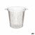 Cubitera Leknes CH26183 Transparente Poliestireno Rayas 16,5 x 17 x 21 cm (12 Unidades)